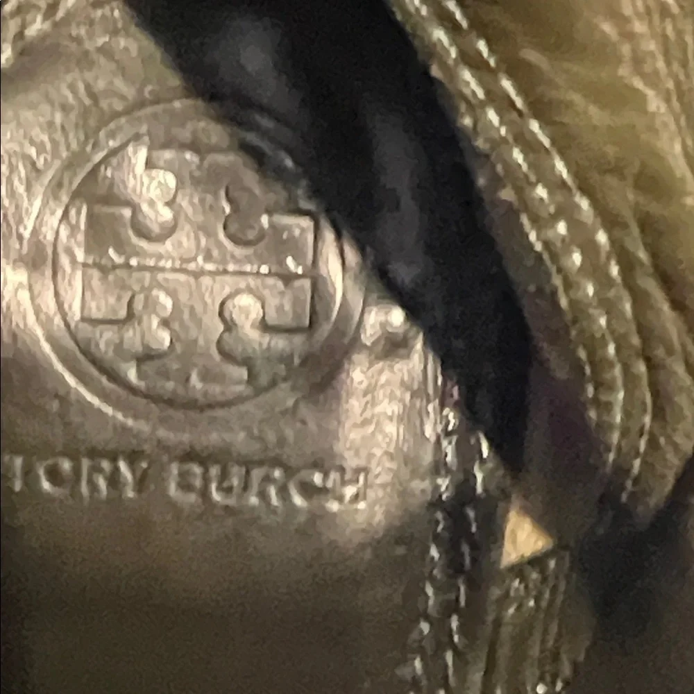 TORY BURCH Tory Burch Dark Green Suede Heeled Boots Size 5.5